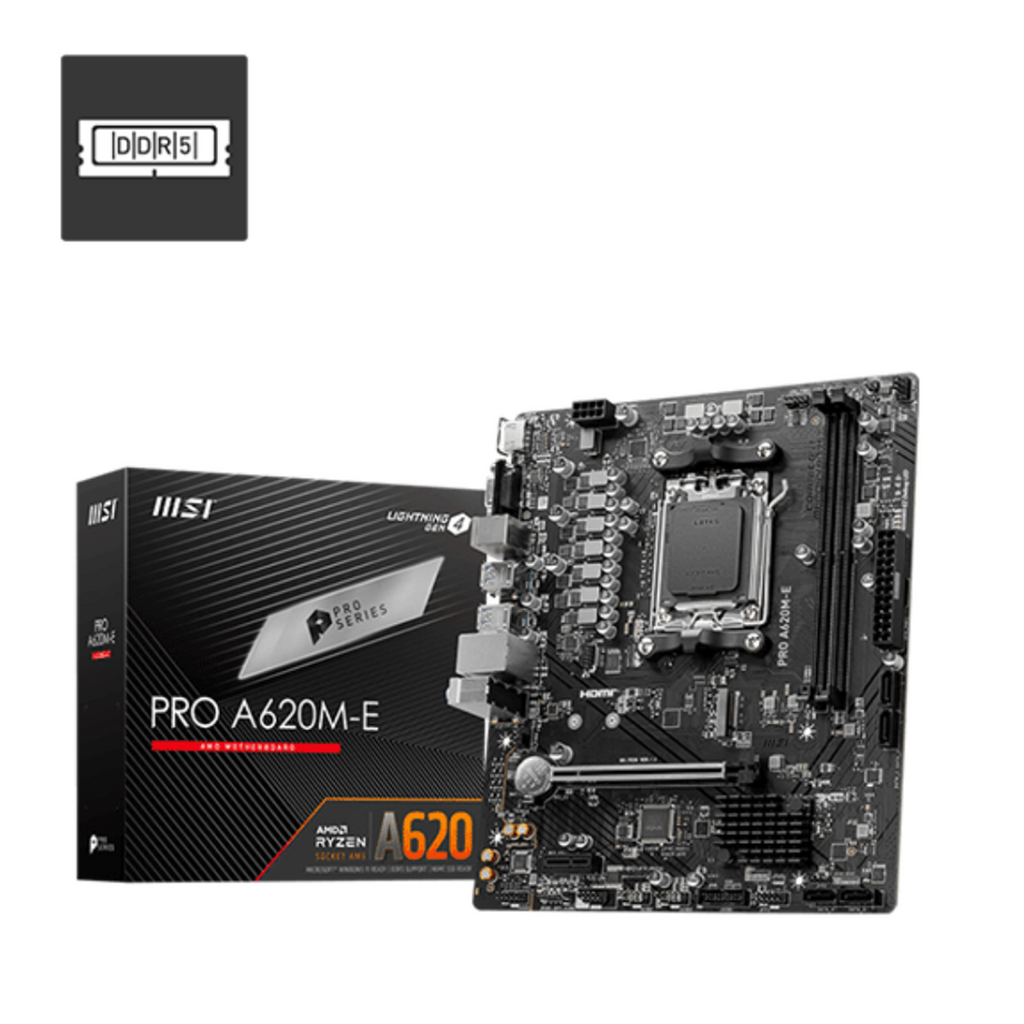 MSI PRO A620M-E Micro-ATX AM5 Motherboard