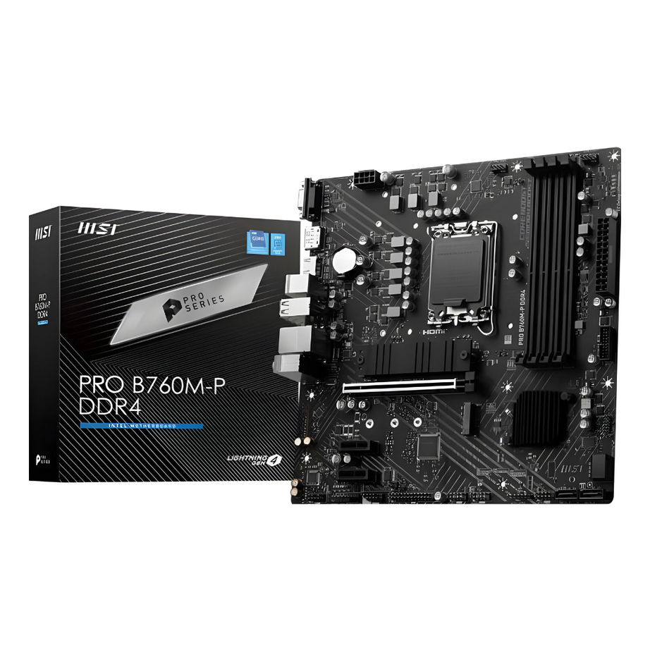 MSI Pro B760M-P DDR4 Motherboard